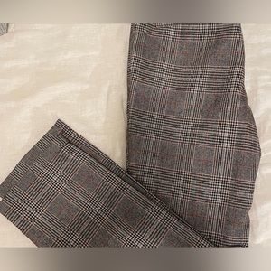Plaid bootcut trousers from the French Brand O.P.D.V